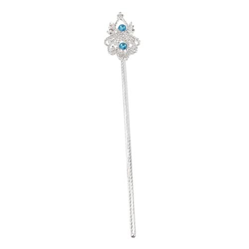 Healeved Rhinestone Gehstock Silber mit Blauen Kristallen Modisches Halloween Cosplay Accessoire für Frauen und Mädchen Eleganter Kostümstab für Karneval und Verkleidung Healeved Rhinestone Gehstock Silber mit Blauen Kristallen Modisches Halloween Cosplay Accessoire für Frauen und Mädchen Eleganter Kostümstab für Karneval und Verkleidung von Healeved