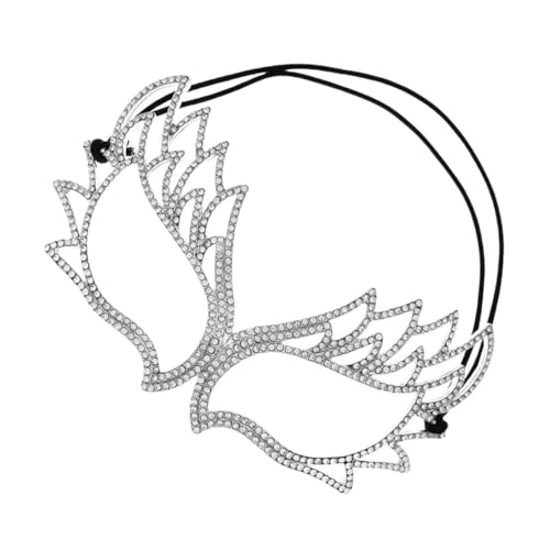 Healeved Rhinestone Maske für Karneval und Halloween Halbmaske für Partys Hochzeiten Fotoshootings Luxuriöses Design mit Strasssteinen für Maskenball und Besondere Anlässe Healeved Rhinestone Maske für Karneval und Halloween Halbmaske für Partys Hochzeiten Fotoshootings Luxuriöses Design mit Strasssteinen für Maskenball und Besondere Anlässe von Healeved