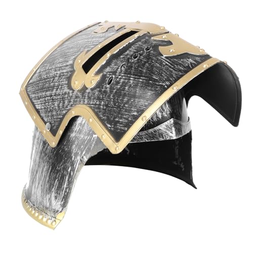 Healeved Römischer Krieger Helm Cosplay Hut Leichtes Party Kostüm Zubehör Theater Requisite Halloween Feier Karneval Healeved Römischer Krieger Helm Cosplay Hut Leichtes Party Kostüm Zubehör Theater Requisite Halloween Feier Karneval von Healeved