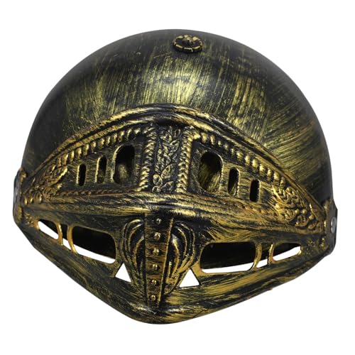 Healeved Römischer Soldatenhelm Cosplay Zubehör für Herren Mittelalterliche Kopfbedeckung für Halloween Karneval und Kostümpartys von Healeved