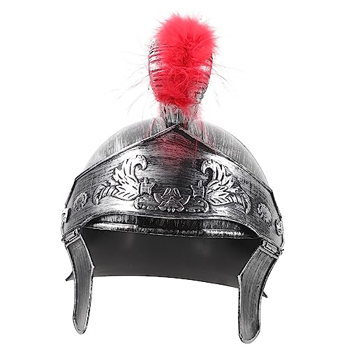 Healeved Römischer Soldatenhelm Mittelalterlicher Cosplay Helm mit Kleinem Roter Kamm Leichter und Realistischer Kopfputz für Männer und Frauen für Karneval Halloween und Bühnenauftritte Healeved Römischer Soldatenhelm Mittelalterlicher Cosplay Helm mit Kleinem Roter Kamm Leichter und Realistischer Kopfputz für Männer und Frauen für Karneval Halloween und Bühnenauftritte von Healeved
