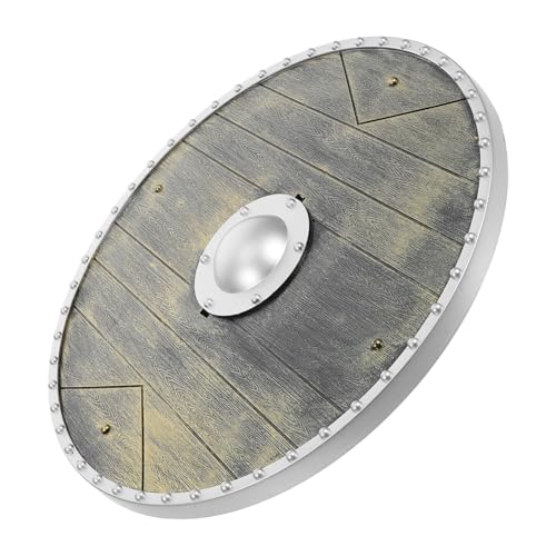 Healeved Schild Kostüm Runder Schild Kostümschild Schild Cosplay-Schild Schild Für Schild Kostüm Schildspielzeug -Schild-kostüm Wikingerschilde PVC von Healeved