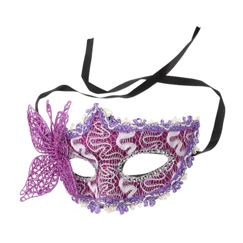 Healeved Schmetterlingsmaske Halbe Gesichtsmaske Für Damen Venezianische Maske Für Karneval Maskenball Kostümpartys Stilvolles Zubehör Für Fasching Halloween Healeved Schmetterlingsmaske Halbe Gesichtsmaske Für Damen Venezianische Maske Für Karneval Maskenball Kostümpartys Stilvolles Zubehör Für Fasching Halloween von Healeved