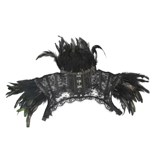 Healeved Schwarzer Spitzenumhang Cosplay Cape mit Kapuze für Halloween Kostüm Party Verkleidung Komfortabel und Einfach Anzuziehen Healeved Schwarzer Spitzenumhang Cosplay Cape mit Kapuze für Halloween Kostüm Party Verkleidung Komfortabel und Einfach Anzuziehen von Healeved