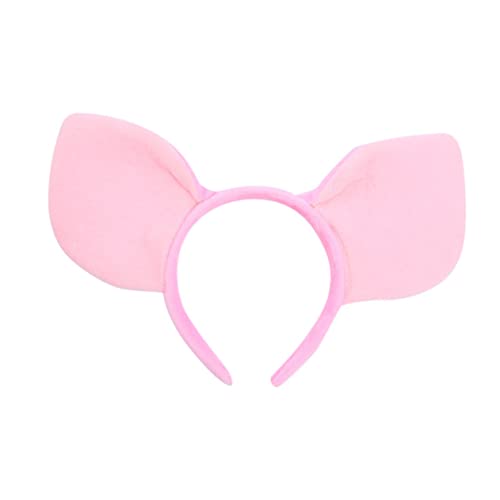 Healeved Schweineohr Haarbügel für Cosplay Partys Entzückendes Kopfschmuck mit Hochwertigem Material Rutschfest für Halloween Karneval Kindergeburtstage von Healeved