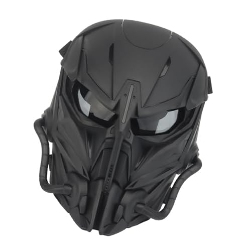 Healeved Steampunk Vollmaske für Cosplay Futuristische Gesichtsmaske für Outdoor Spiele Anpassbare und Bequeme Gesichtsmaske mit Rundumschutz für Augen und Nase für Outdoor Aktivitäten und Healeved Steampunk Vollmaske für Cosplay Futuristische Gesichtsmaske für Outdoor Spiele Anpassbare und Bequeme Gesichtsmaske mit Rundumschutz für Augen und Nase für Outdoor Aktivitäten und von Healeved