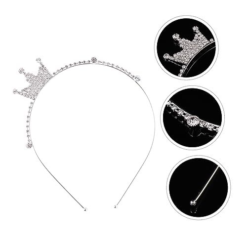 Healeved Strass Haarreif für Mädchen Glitzer Krone Kopfschmuck für Geburtstagsfeiern Kostüme und Fotoshootings Healeved Strass Haarreif für Mädchen Glitzer Krone Kopfschmuck für Geburtstagsfeiern Kostüme und Fotoshootings von Healeved