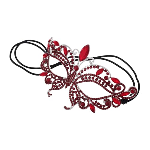 Healeved Strasshälfte Mit Halben Gesichtsmaske Frauen Maskerade Augenmaske Glänzende Strassmetallmaske Für Party, Abschlussball, Maskerade Ball Braut Cosplay -events Healeved Strasshälfte Mit Halben Gesichtsmaske Frauen Maskerade Augenmaske Glänzende Strassmetallmaske Für Party, Abschlussball, Maskerade Ball Braut Cosplay -events von Healeved