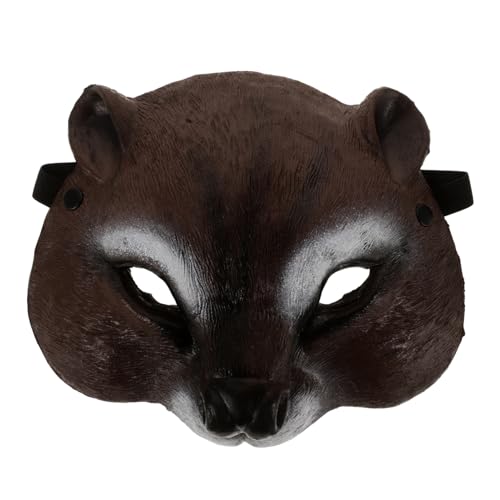 Healeved Süße Eichhörnchen Tiermaske PU Schaum für Halloween Karneval und Cosplay Events Realistische Tiermaske für Damen und Herren und Design und Tragekomfort Healeved Süße Eichhörnchen Tiermaske PU Schaum für Halloween Karneval und Cosplay Events Realistische Tiermaske für Damen und Herren und Design und Tragekomfort von Healeved