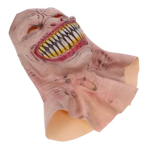 Healeved Teufel Erwachsene Vollgesichtsmaske Halloween Creep Cosplay Gruseliges Design Leicht Atmungsaktiv Für Kostümparty Horror Dekoration von Healeved