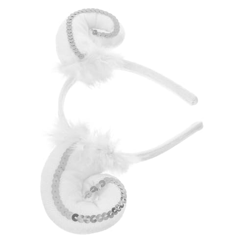 Healeved Tierisches Stirnband Tierohren Hörner Stirnbänder Kostüm Geburtstag Schaf-stirnband Kopfbedeckung Dekorativ Für Animiert Kind Lamm Karikatur Cosplay Süßes Haarband Plüsch Weiß Healeved Tierisches Stirnband Tierohren Hörner Stirnbänder Kostüm Geburtstag Schaf-stirnband Kopfbedeckung Dekorativ Für Animiert Kind Lamm Karikatur Cosplay Süßes Haarband Plüsch Weiß von Healeved