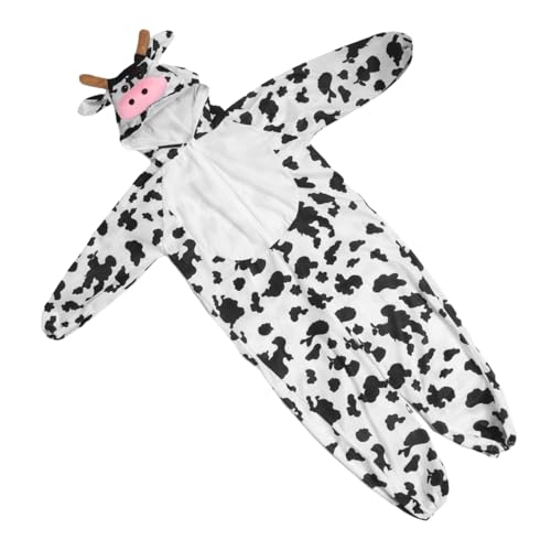Healeved Tierkostüme -tier-outfit Tierisches Partykostüm Kuh-cosplay-outfit Tier-cosplay-kostüm Animal Halloween Outfit Karnevalskostüme Halloween -party -kostüm Kuh-outfit Baumwolle von Healeved