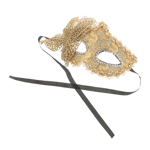 Healeved Venetianische Maske Für Frauen Halbmaske Für Karneval Cosplay Maskenball Seitenansicht Kostümpartys Fasching von Healeved