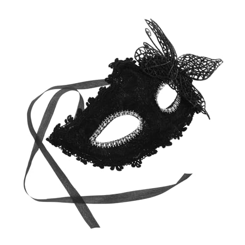 Healeved Venezianische Halbgesichtsmaske mit Schmetterlingsdesign Wiederverwendbar Leicht Sichere für Halloween Karneval Cosplay und Maskenbälle Geeignet für Damen und Herren von Healeved