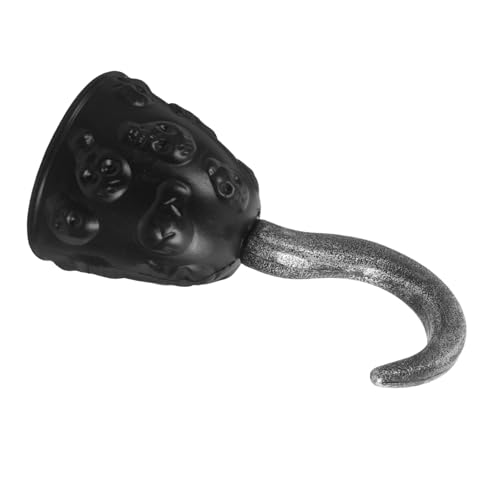 Healeved Vintage Piratenhaken mit für Halloween Piratenparty Piratenkostüm Zubehör für Erwachsene Komfortabler Griff Vielseitige Deko und Cosplay Requisite Healeved Vintage Piratenhaken mit für Halloween Piratenparty Piratenkostüm Zubehör für Erwachsene Komfortabler Griff Vielseitige Deko und Cosplay Requisite von Healeved