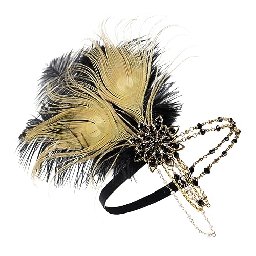 Healeved Vintage Schwarzes Haarband mit Funkelnden Strass Tasseln Party und Ball Stirnband Einzigartiges Haarschmuck Accessoire für Damen und Festliche Anlässe Healeved Vintage Schwarzes Haarband mit Funkelnden Strass Tasseln Party und Ball Stirnband Einzigartiges Haarschmuck Accessoire für Damen und Festliche Anlässe von Healeved