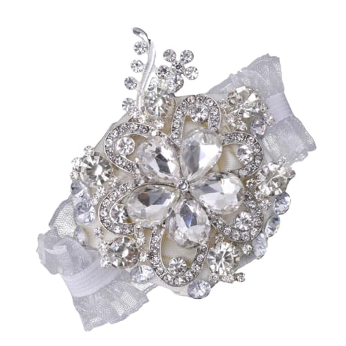 Healeved Vintage Seiden Corsage mit Perlen und Kristallen Silberne Handgelenksblume im Europäischen Stil Hochzeitsgast Armband für Braut Brautjungfern Festliche Anlässe Wie Valentinstag Healeved Vintage Seiden Corsage mit Perlen und Kristallen Silberne Handgelenksblume im Europäischen Stil Hochzeitsgast Armband für Braut Brautjungfern Festliche Anlässe Wie Valentinstag von Healeved