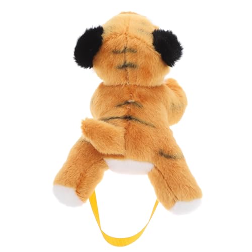 Healeved Weiches Tiger Plüschtier mit Innovativem Schulterdesign Kleines Stehendes Stofftier als Dschungel Party deko und Mitgebsel Leichtes Kuscheltier für Erwachsene von Healeved
