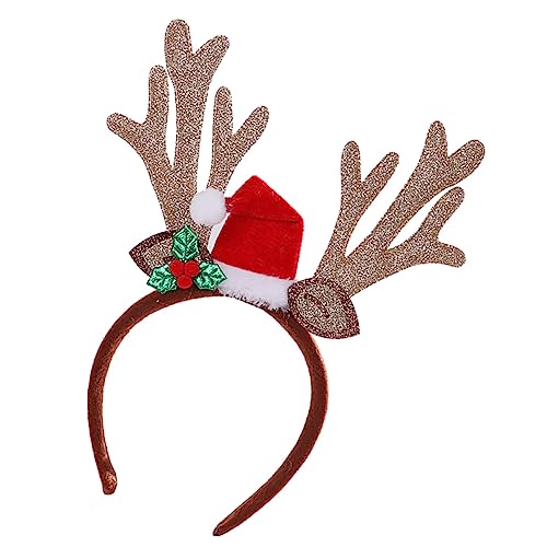 Healeved Weihnachtlicher Haarschmuck Rentiergeweih Haarreif und Erwachsene Weihnachtskostüm Accessoire für Party Karneval Healeved Weihnachtlicher Haarschmuck Rentiergeweih Haarreif und Erwachsene Weihnachtskostüm Accessoire für Party Karneval von Healeved