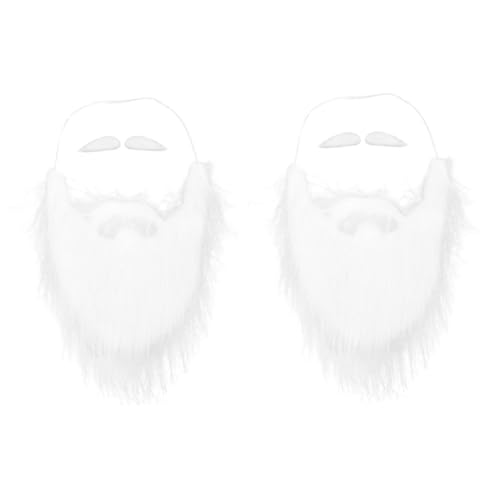 Healeved Weihnachtlicher und Augenbrauen Teilig Künstlicher Weißer Langer Plüschbart mit Verstellbaren Extensions DIY Stylbar für Männer für Kostüm Cosplay Party und Festlichkeiten Healeved Weihnachtlicher und Augenbrauen Teilig Künstlicher Weißer Langer Plüschbart mit Verstellbaren Extensions DIY Stylbar für Männer für Kostüm Cosplay Party und Festlichkeiten von Healeved