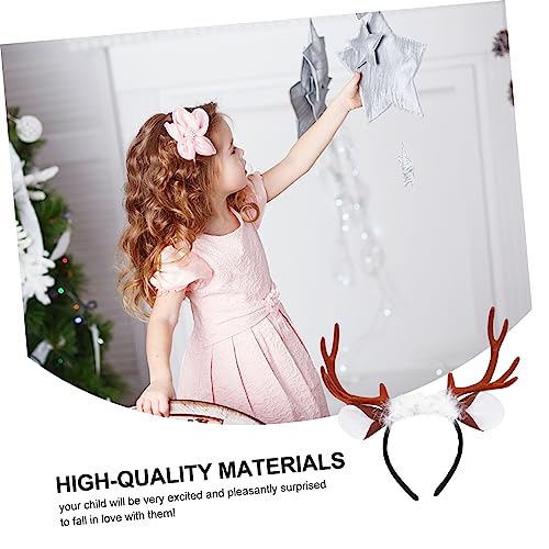 Healeved Weihnachtliches Haarreif mit Handgefertigten Elchgeweihen Modisches Cosplay Accessoire für Karneval Weihnachtsfeier und Festliche Winterpartys Healeved Weihnachtliches Haarreif mit Handgefertigten Elchgeweihen Modisches Cosplay Accessoire für Karneval Weihnachtsfeier und Festliche Winterpartys von Healeved