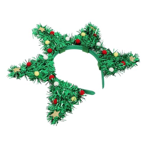 Healeved Weihnachtsbaum Haarreif Festliches Cosplay Haaraccessoire für Weihnachtsfeiern Leicht und Dekorativ für Familienfeiern und Fotosessions Healeved Weihnachtsbaum Haarreif Festliches Cosplay Haaraccessoire für Weihnachtsfeiern Leicht und Dekorativ für Familienfeiern und Fotosessions von Healeved
