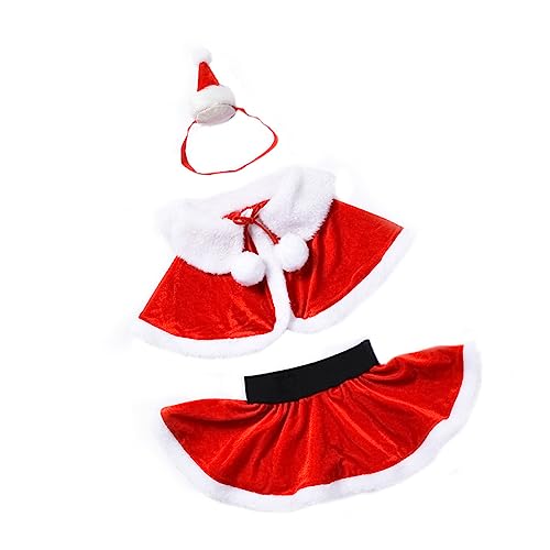 Healeved Weihnachtskostüm für Mädchen Jahre mit Cape Oberteil und Kurzer Rock Weihnachtliches Partyoutfit aus Hochwertigem Bequemem Stoff für Festliche Cosplay Auftritte Healeved Weihnachtskostüm für Mädchen Jahre mit Cape Oberteil und Kurzer Rock Weihnachtliches Partyoutfit aus Hochwertigem Bequemem Stoff für Festliche Cosplay Auftritte von Healeved