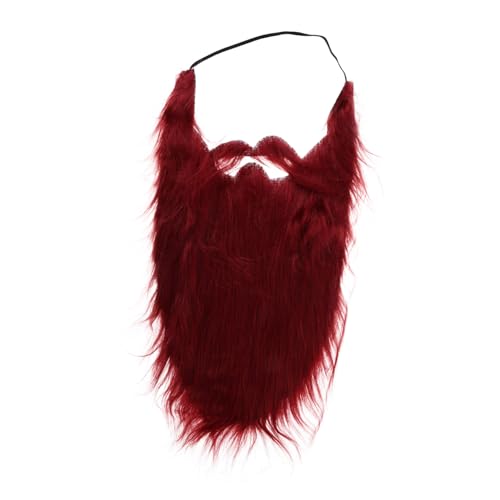 Healeved Weihnachtsmann Bart Für Halloween Lustig Kostüm Schnurrbärte Weihnachten Bart des Weihnachtsmannes Weiß Lang Falsch Bart Piratenbartzubehör Gefälschter Bart Realistisch Tuch von Healeved