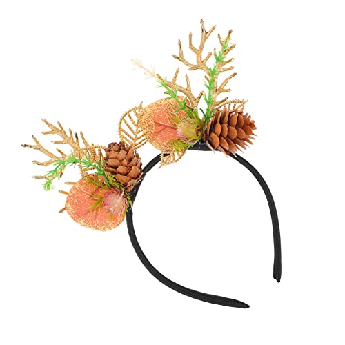 Healeved Weihnachtsstirnband Mit Rentiergeweih Festliches Haarband Für Damen Für Cosplay Und Weihnachtsfeiern Verleiht Ihrem Outfit Charmante von Healeved