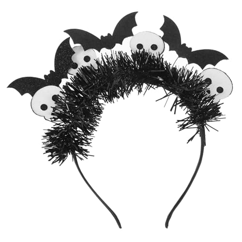 Healeved Weißer Skelett Bat Head Hoop Stirnband Halloween-fledermaus-haarbänder Stirnbänder Für Halloween Halloween-haar-accessoire Halloween-cosplay-stirnbänder Black Satin Healeved Weißer Skelett Bat Head Hoop Stirnband Halloween-fledermaus-haarbänder Stirnbänder Für Halloween Halloween-haar-accessoire Halloween-cosplay-stirnbänder Black Satin von Healeved