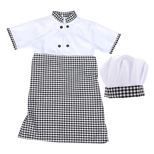 Healifty 1 Satz Kochkostüm Unisex mit Kurzarmbluse Schürze und Mütze für Rollenspiele Geeignet für Teilig Healifty 1 Satz Kochkostüm Unisex mit Kurzarmbluse Schürze und Mütze für Rollenspiele Geeignet für Teilig von Healifty
