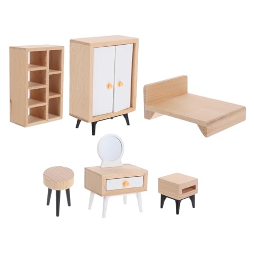 Healifty 1 Satz Teiliges Schlafzimmer Zubehör mit Bett Kommode für Kreatives und Lernaktivitäten Healifty 1 Satz Teiliges Schlafzimmer Zubehör mit Bett Kommode für Kreatives und Lernaktivitäten von Healifty