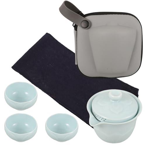 Healifty 1 Satz Tragbares Teeservice modern golden groß Geschirrset aus Keramik Teetassen-Kit aus Keramik Teetasse aus Keramik Teetassen aus Keramik Porzellan Sky-Blue Healifty 1 Satz Tragbares Teeservice modern golden groß Geschirrset aus Keramik Teetassen-Kit aus Keramik Teetasse aus Keramik Teetassen aus Keramik Porzellan Sky-Blue von Healifty