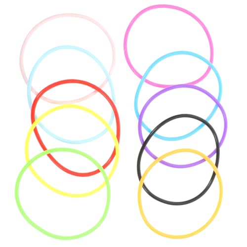 Healifty 10 Stück Buntes Silikonarmband Teiliges Dehnbares Jelly Armband für Sport und Freizeit als und Modisches Accessoire für Healifty 10 Stück Buntes Silikonarmband Teiliges Dehnbares Jelly Armband für Sport und Freizeit als und Modisches Accessoire für von Healifty