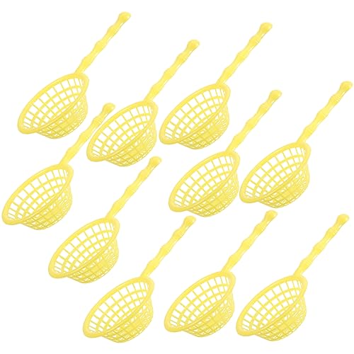 Healifty 10 Stück Plastik Strandangelnetze, Mini-Siebnetze für Kinder, zufällige Farben Bade-Spielzeuge, 16 x 8 cm Healifty 10 Stück Plastik Strandangelnetze, Mini-Siebnetze für Kinder, zufällige Farben Bade-Spielzeuge, 16 x 8 cm von Healifty