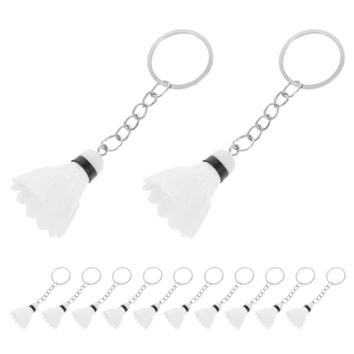 Healifty 12 Stück Robuste PVC Shuttlecock Pendants für Sportliebhaber Partygeschenke und Accessoires für Taschen und Schlüssel von Healifty
