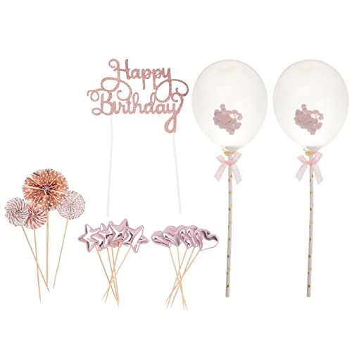 Healifty 17 Stück Teiliges Set Happy Birthday Toppers Roségold Cake Decoration für Geburtstagsfeiern Kreative Kuchendekoration für Unvergessliche Anlässe Healifty 17 Stück Teiliges Set Happy Birthday Toppers Roségold Cake Decoration für Geburtstagsfeiern Kreative Kuchendekoration für Unvergessliche Anlässe von Healifty