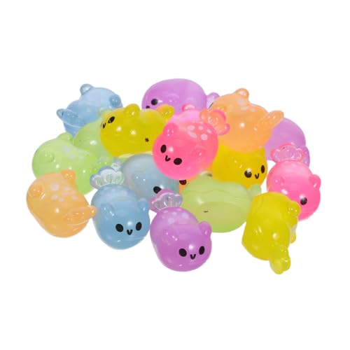 Healifty 18 Stück Leuchtende Tierfiguren für DIY Mikrolandschaften Aquarium Dekoration und Home Accessoires Bunten Farben Healifty 18 Stück Leuchtende Tierfiguren für DIY Mikrolandschaften Aquarium Dekoration und Home Accessoires Bunten Farben von Healifty