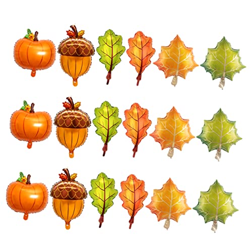 Healifty 18Stücke Teiliges Herbst Girlanden Ballon für Thanksgiving Kürbis Ahornblätter für Herbstpartys und Festliche Anlässe Healifty 18Stücke Teiliges Herbst Girlanden Ballon für Thanksgiving Kürbis Ahornblätter für Herbstpartys und Festliche Anlässe von Healifty