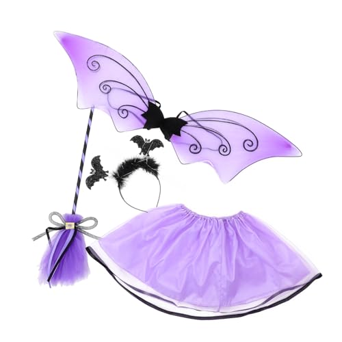 Healifty 1satz Halloween Bat Wing Kostümset Für Mädchen Teiliges Mit Tutu Haarreif Und Flügeln Geeignet Für Fasching Karneval Und Kostümpartys Healifty 1satz Halloween Bat Wing Kostümset Für Mädchen Teiliges Mit Tutu Haarreif Und Flügeln Geeignet Für Fasching Karneval Und Kostümpartys von Healifty