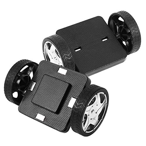 Healifty 2 Stücke Intelligente Magneträder BAU Basis Magneträder für Kinder Kinder Gehirn Entwicklung (Schwarz) von Healifty