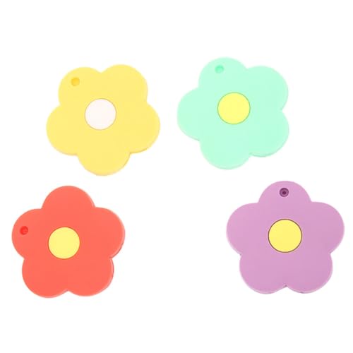 Healifty 4Stücke Silikon Schlüsselkappen Blumen Design Niedliche Schlüsselabdeckungen für Hausschlüssel Strapazierfähig für und Dekoration von Healifty
