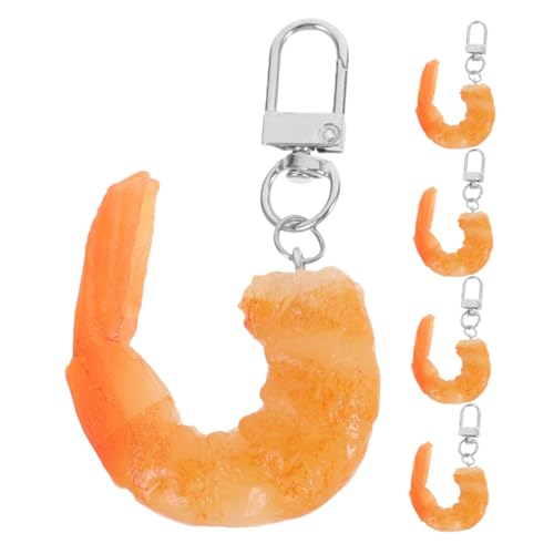 Healifty 5 Stück Teiliges Lustiger Nachahmung Garnelen Schlüsselanhänger Kreativer Schlüsselring für Handtaschen Geldbörsen und Autoschlüssel Party und Accessoire Orange Healifty 5 Stück Teiliges Lustiger Nachahmung Garnelen Schlüsselanhänger Kreativer Schlüsselring für Handtaschen Geldbörsen und Autoschlüssel Party und Accessoire Orange von Healifty