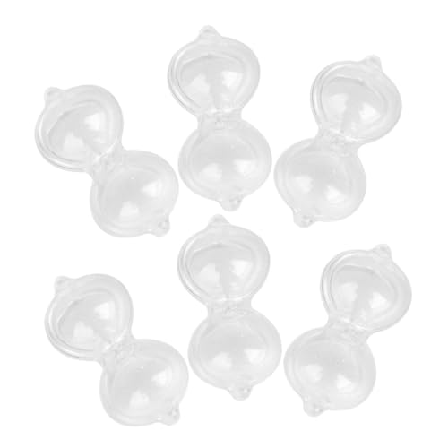 Healifty 6pcs Erdnuss Mini -sandglas -timer Keychain Tragbare Sandtimer Plastik -sandglas Mit Fließendem Sand Spaß Zappelspielzeug von Healifty
