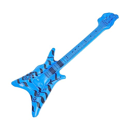 Healifty Aufblasbare Gitarre Rock Instrument für Partys und Dekoration für Musikfestivals Geburtstagsfeiern und Cosplay Zufällige Farben Leicht und Tragbar von Healifty