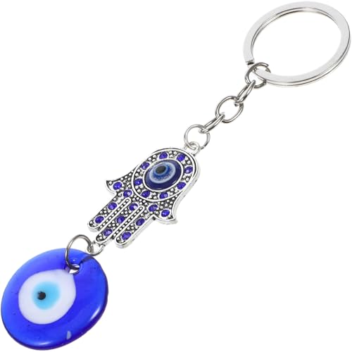 Healifty Evil Eye Schlüsselanhänger mit Funkelnden Strasssteinen Türkisblauer Nazar Anhänger für Taschen Autoschlüssel und Wohnaccessoires aus Langlebigem Metall Healifty Evil Eye Schlüsselanhänger mit Funkelnden Strasssteinen Türkisblauer Nazar Anhänger für Taschen Autoschlüssel und Wohnaccessoires aus Langlebigem Metall von Healifty