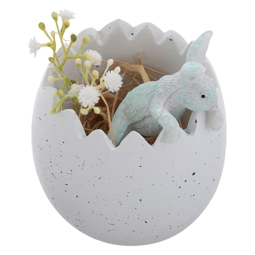 Healifty Kaninchen-eierschalen, Pflanzentopf, Frühlings-Kaninchen-pflanzgefäße, Dekorative Hasen-Ei-Statue, Kaninchen-sukkulenten-pflanzgefäße Für Ostern, Zuhause, Tischdekoration Healifty Kaninchen-eierschalen, Pflanzentopf, Frühlings-Kaninchen-pflanzgefäße, Dekorative Hasen-Ei-Statue, Kaninchen-sukkulenten-pflanzgefäße Für Ostern, Zuhause, Tischdekoration von Healifty