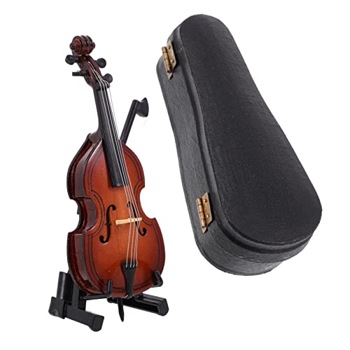 Healifty Mini-instrumentenmodell Aus Hochwertigem Material Mini-bass-Ornament Realistisches Design Als Schreibtischdekoration Oder Kreatives Für Freunde von Healifty