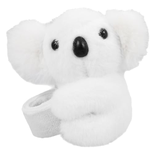 Healifty Panda -Klopfen Zubehör für Motorradlenker Koala Ornament Fahrradzubehör für Fahrräder für Erwachsene Motorrad-Lenkerverzierung Motorradverzierung Baumwolle Weiß von Healifty