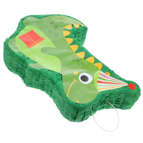 Healifty Pinata für Geburtstagsfeiern Hängende Dekoration für Mottopartys Schulfeste und Spiele Lustiges Design für Erwachsene Grüne Dino Pinata Healifty Pinata für Geburtstagsfeiern Hängende Dekoration für Mottopartys Schulfeste und Spiele Lustiges Design für Erwachsene Grüne Dino Pinata von Healifty